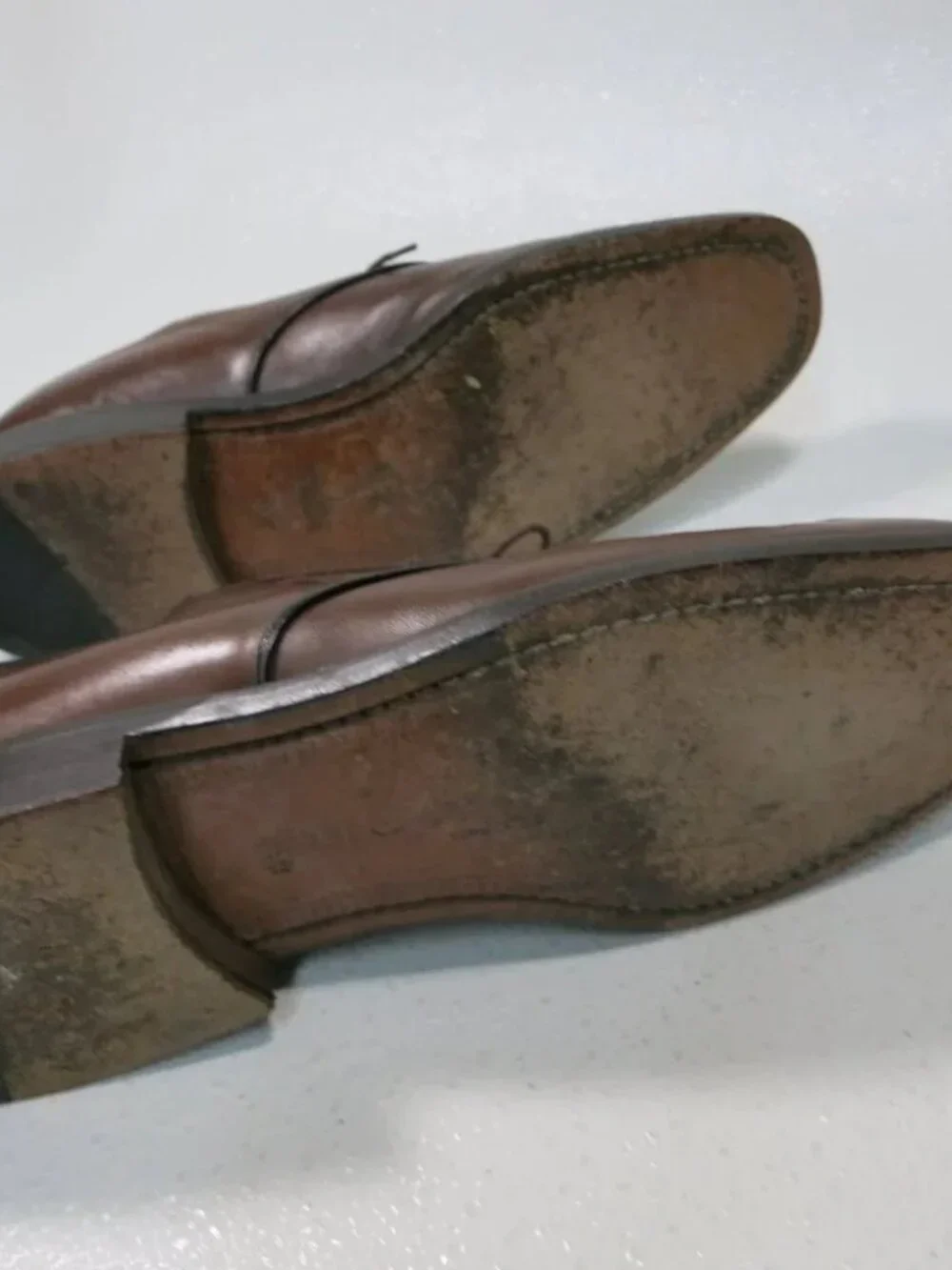 Mezlan Palmetto Split Top Leather Dress Oxfords Shoes Footwear Men's Sz 10 W